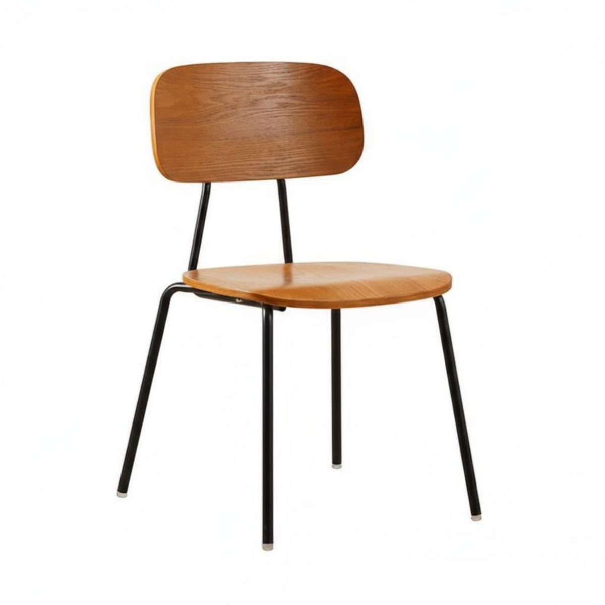 Armless Dining Chair Nordic Design Schoolhouse Chair Easy to Clean