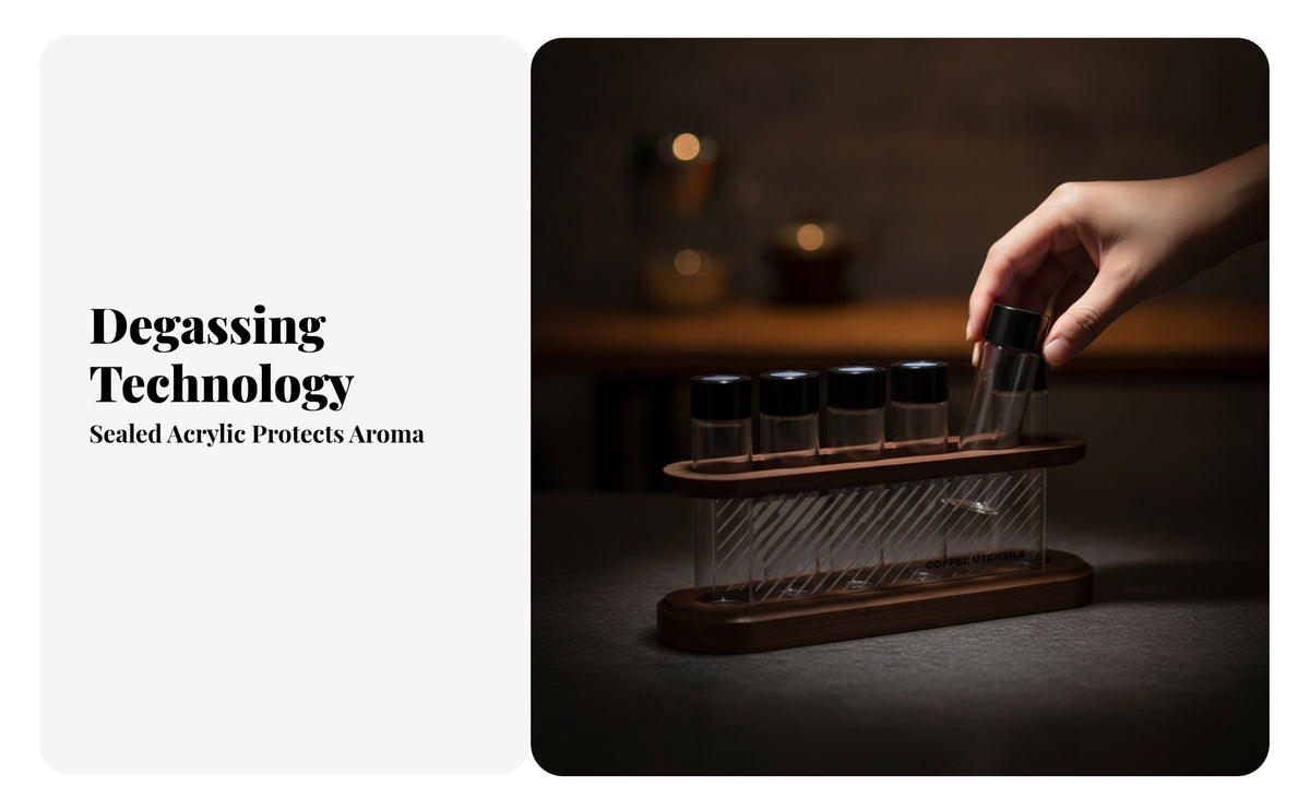 Modern Coffee Bean Display Rack