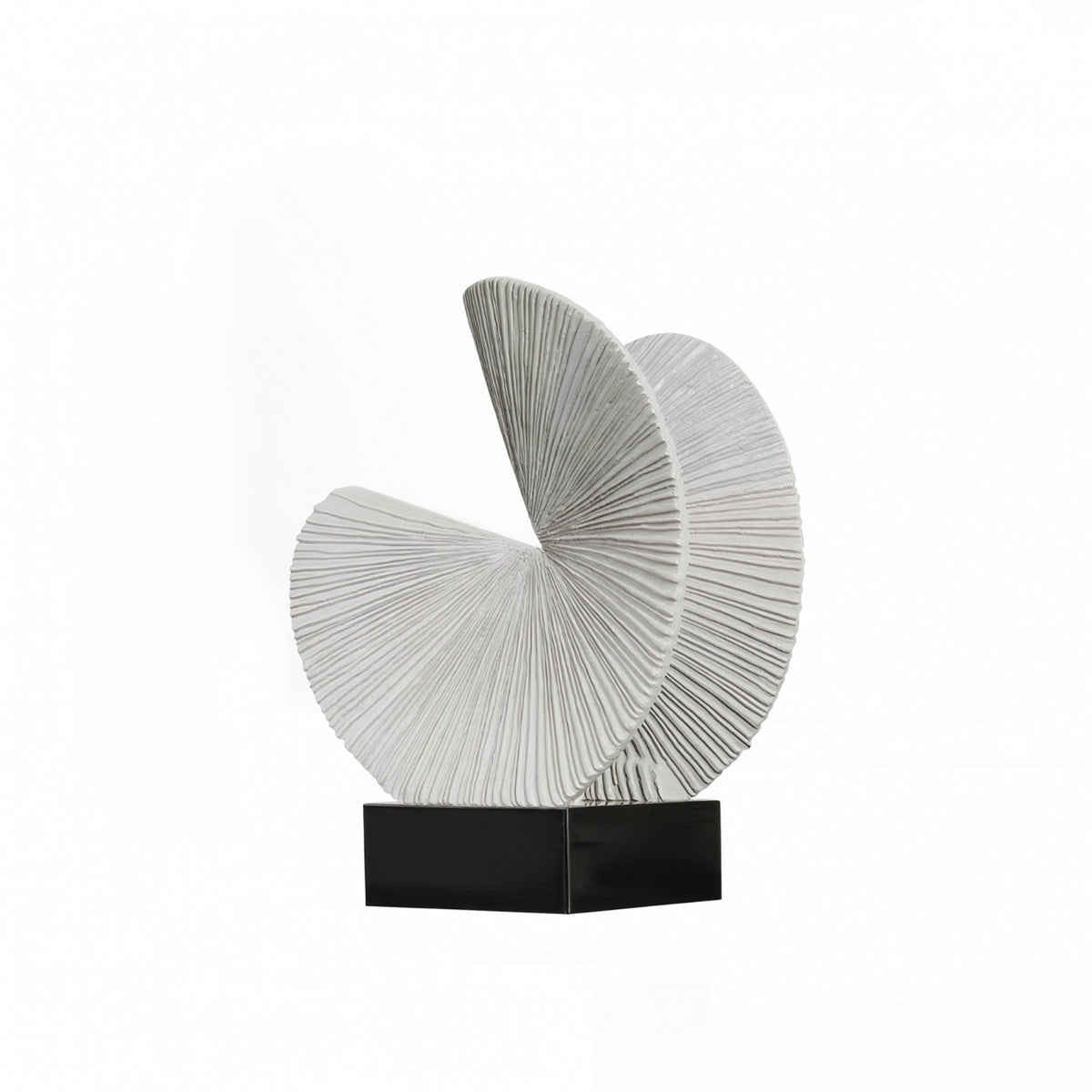 Decorative Sculpture with Block Base Minimalist Ornament Modern for Entryway