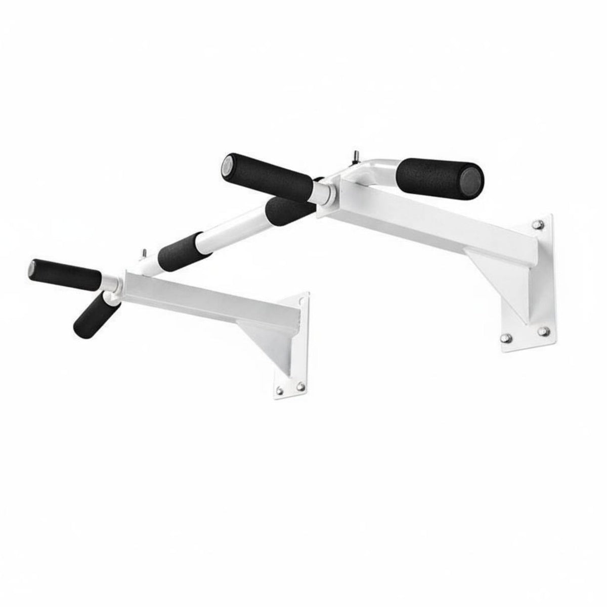 Wall-Mounted Pull-up Bar Compact Pull-up Bar with Padded Grips Space-Saving Fitness Equipment for Adults