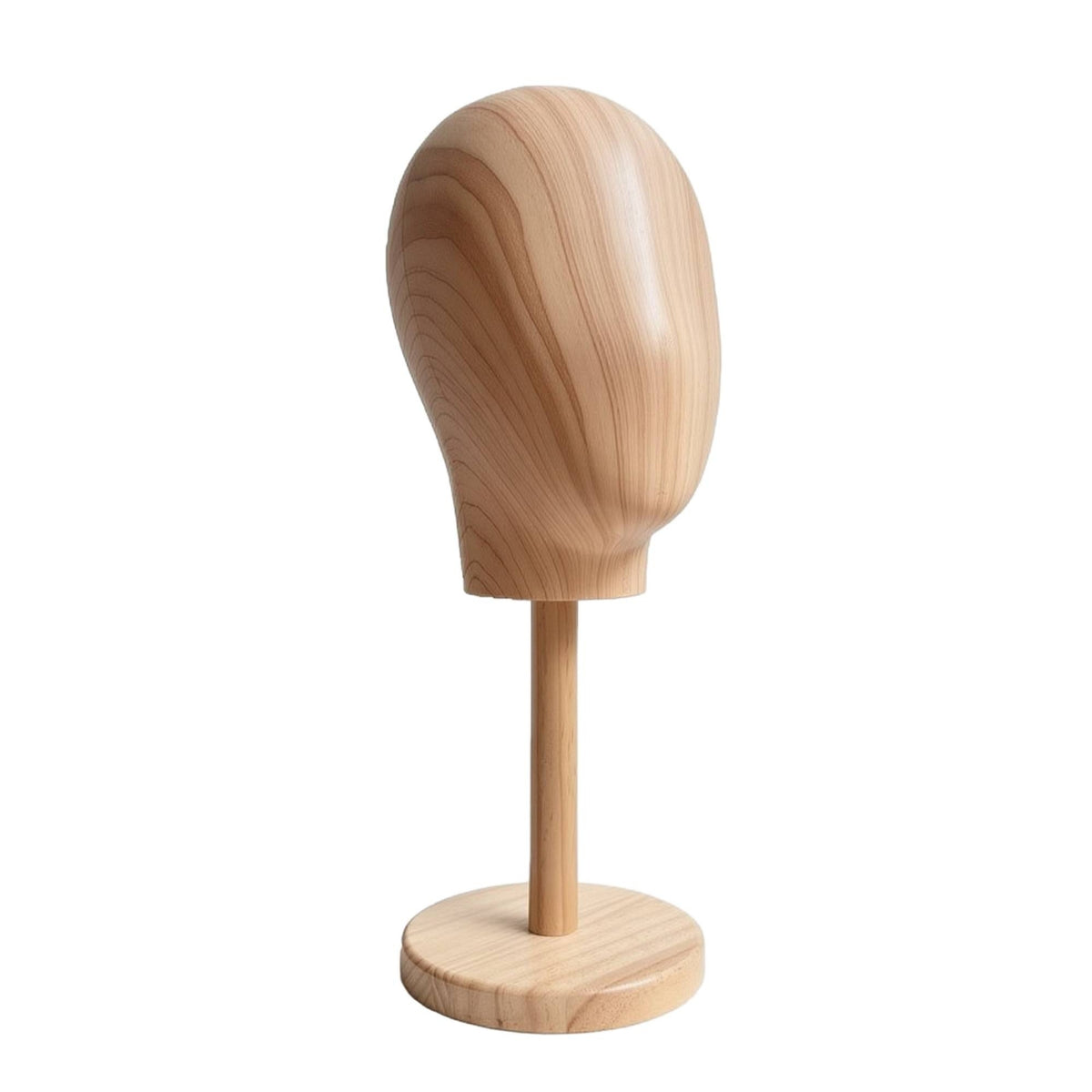 Hat Display Stand with Wooden Base Tabletop for Retailers