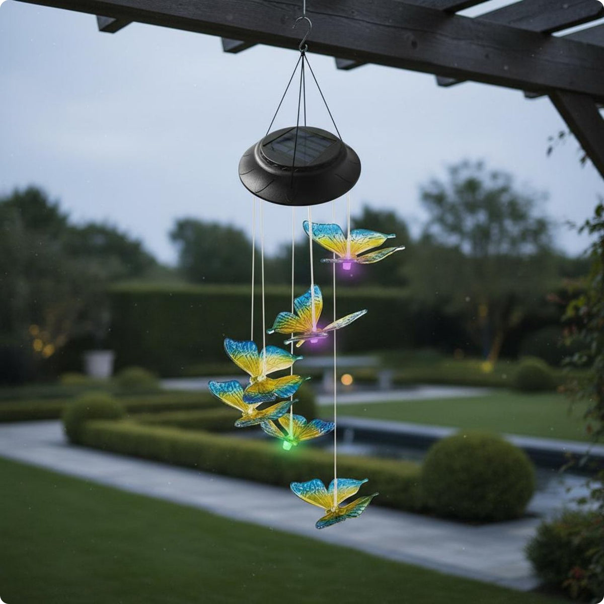 Wind Chime Lamp Decorative Outdoor Decor for Shop Display, Sales Office
