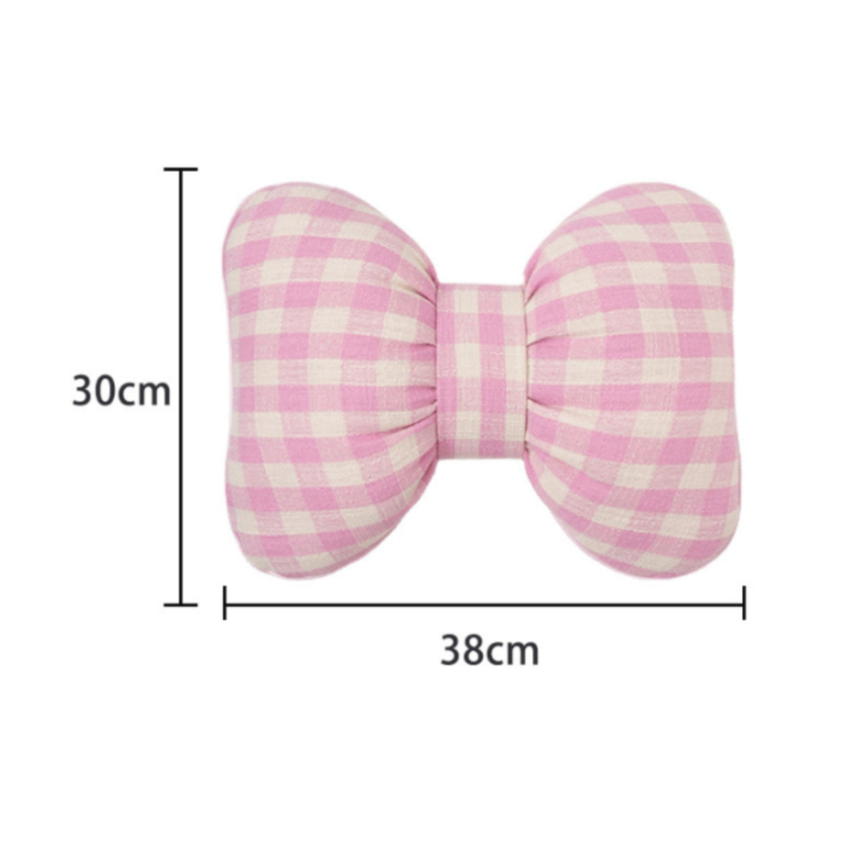 Bow Shaped Pillow Soft Home Decor Accent Cotton Filled for Office