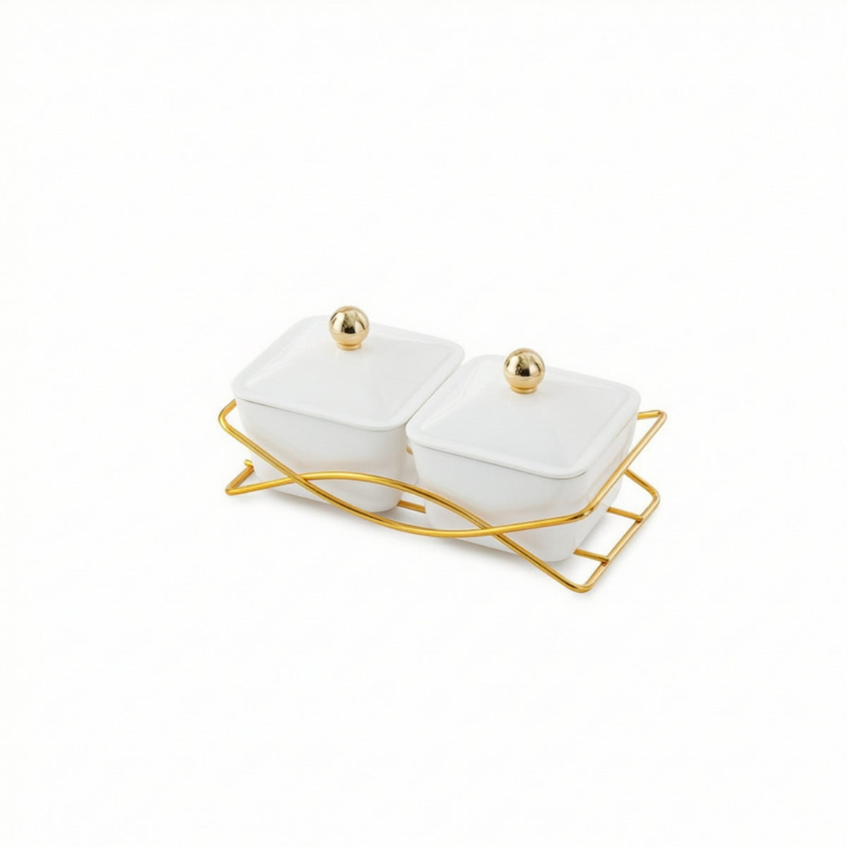 Ribbed Snack Bowl with Rack Lidded Snack Tray with Removable Bowls Compact Condiment Server with Lids Sturdy for Party