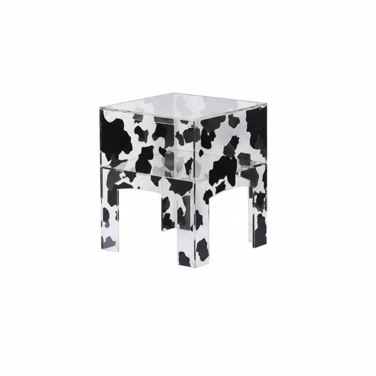 doublelevel circular table Nordic Design Nightstand multipurpose Use for Office, Students