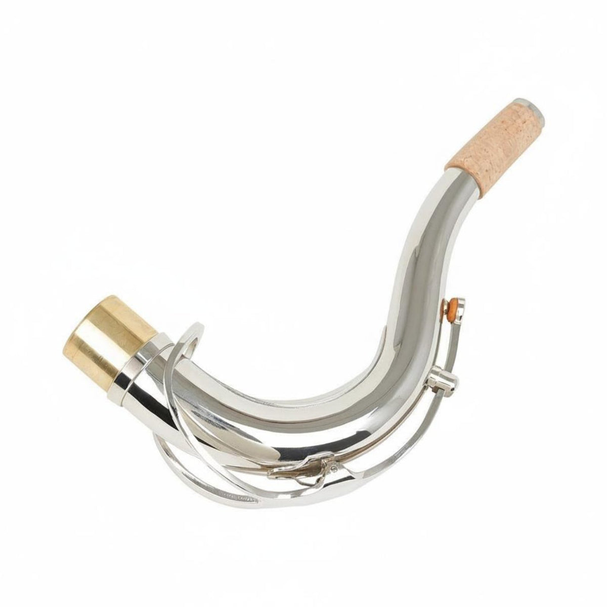 Saxophone Curved Neck Distinct Sound Sax Neck Shiny Air Instrument Part