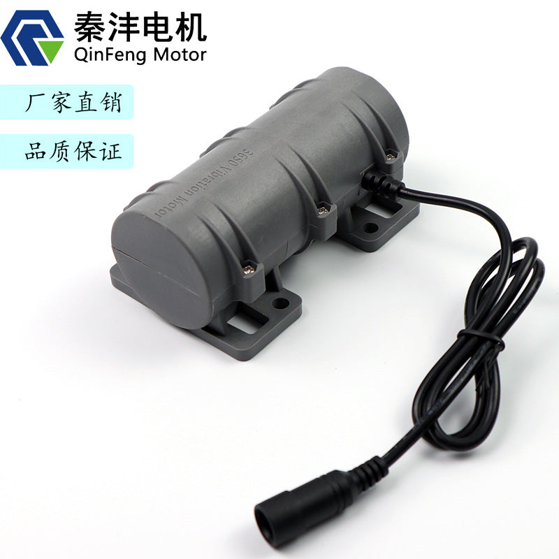 R3650 DC 12V/24V Vibration Motor for Massage Bed, Particle Feed, Physiotherapy Accessories (US Plug)