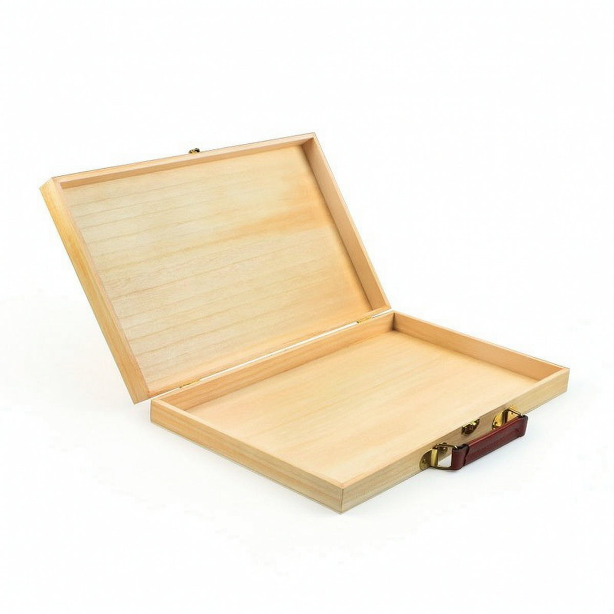Wooden Wood Storage Box Compact Art Toolbox Reliable for Students, Painters