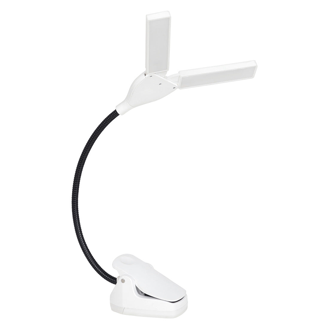 Portable Dual-Head LED Music Stand Light with Clip
