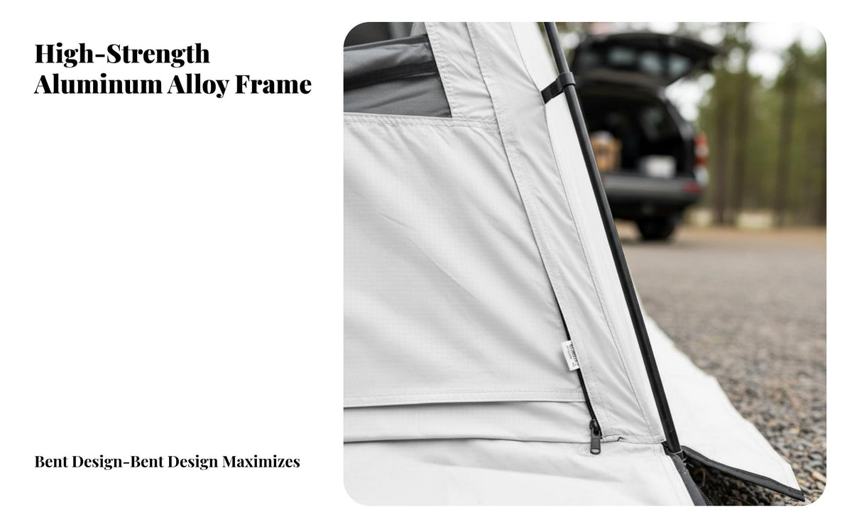 Rainproof SUV Tailgate Tent Weather Protection Camping Shelter Fits Most SUVs Car Awning Spacious Interior for Road Journeypers, Families, Tailgaters, Campsites, Tailgating, Beach Trips