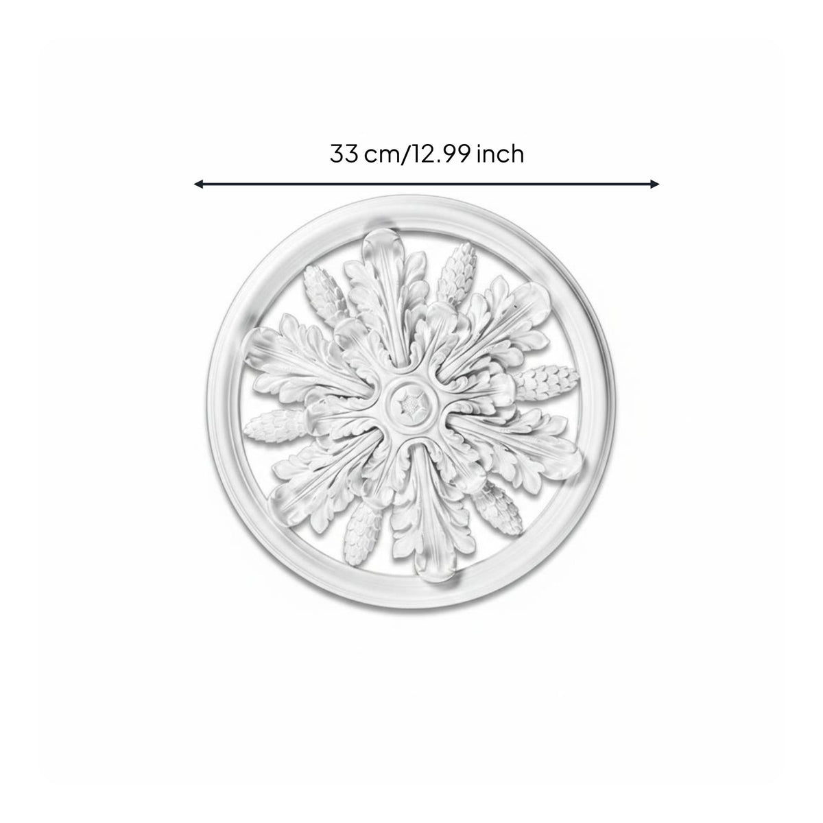 French Design Ceiling Medallion Lightweight French Design Ceiling Rosette