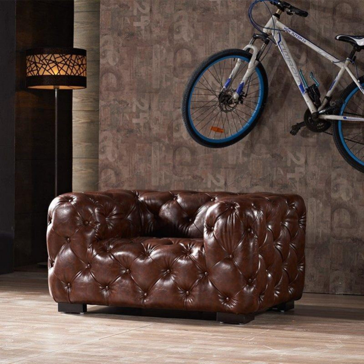Traditional look Chesterfield Sofa Deep Button Tufting Chesterfield Settee traditional Design Couch Rolled Arms for Homeowners, Interior Designers, Business Owners, Living Room, Villa, Lounge, Hotel Lobby