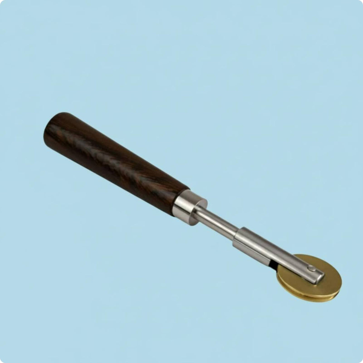 Piano String Pressure Wheel Wood Handle Music Tool Stainless Steel