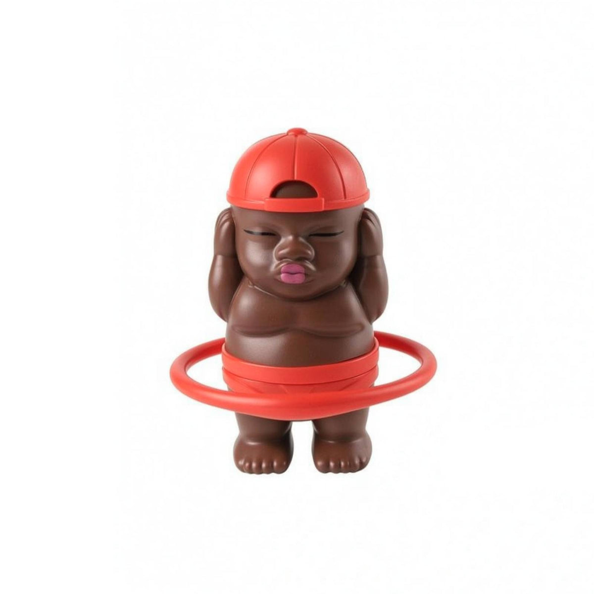 Desktop Figurine Plastic Hoop Figurine Cartoon Shape