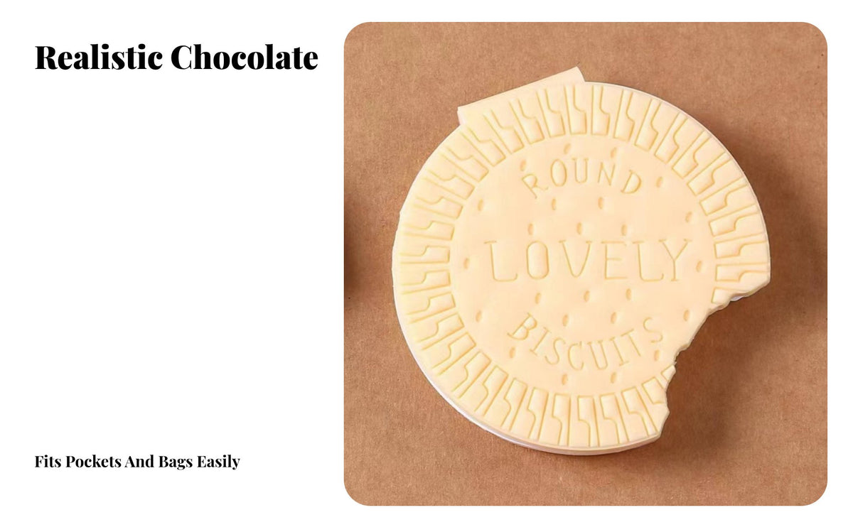 Chocolate Bar Notepad Novel Shape Chocolate Shaped Notebook Realistic Design Cookie Shaped Notebook for Students, Gift Donors, Home, Party Favor, Desk