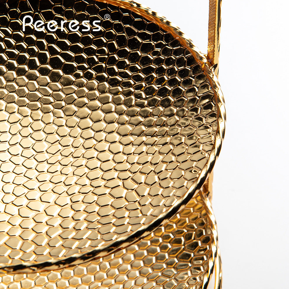 European Simple Gold and Silver Snack Rack and Cake Plate for Afternoon Tea