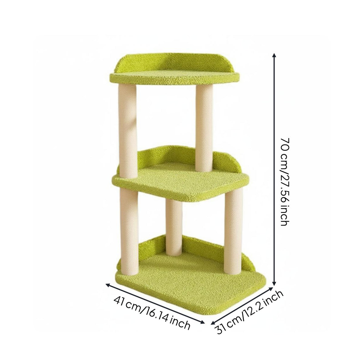 Multi Level Cat Climbing Structure Space Saving Cat Climbing Structure Sisal Wrapped Posts