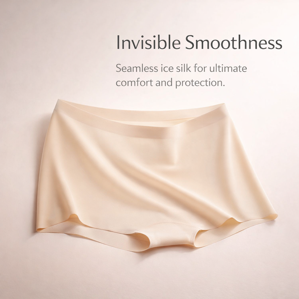 Women's Anti-Chafing Shorts with Ice Silk Cooling Material for Under Dresses and Skirts, Nylon Modesty Boy with Anti-Roll Design