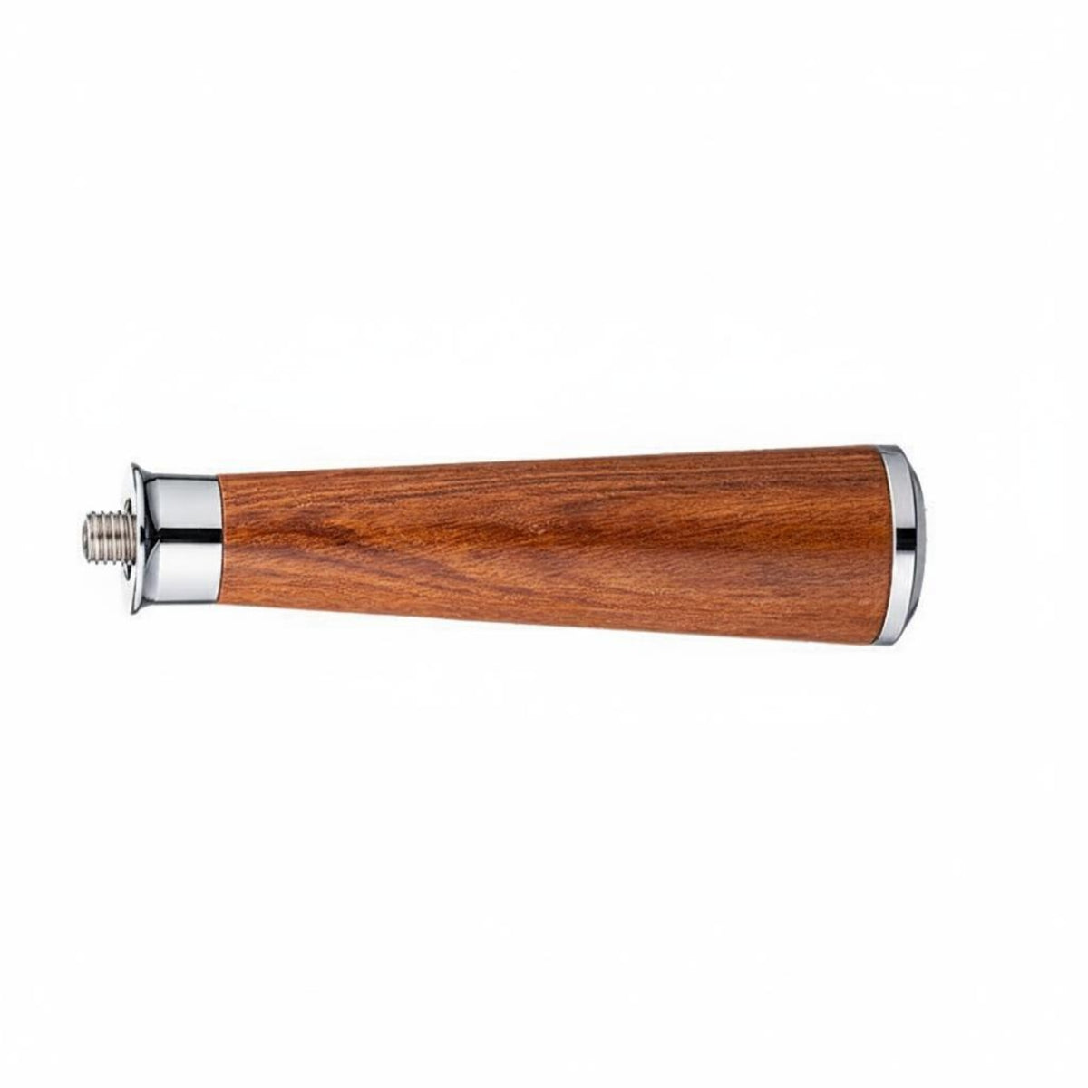 Coffee Machine Handle Replacement Espresso Wooden Portafilter Metal Structure Ergonomic Contoured Grip Universal Type Suitable for Brewing Home Cafe Workspace