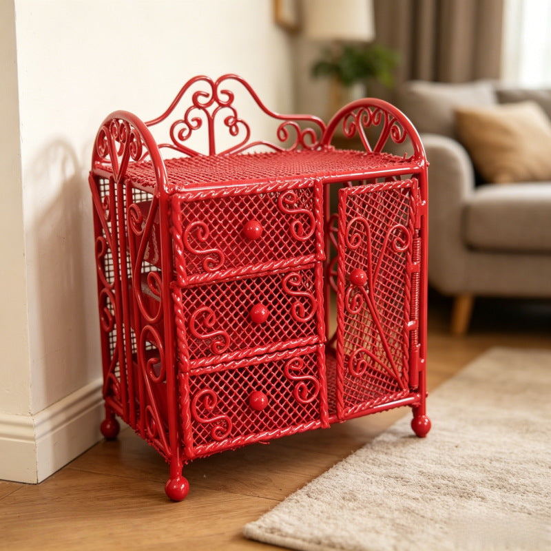 1:12 Dollhouse Miniature Cabinet for Living Room Scene