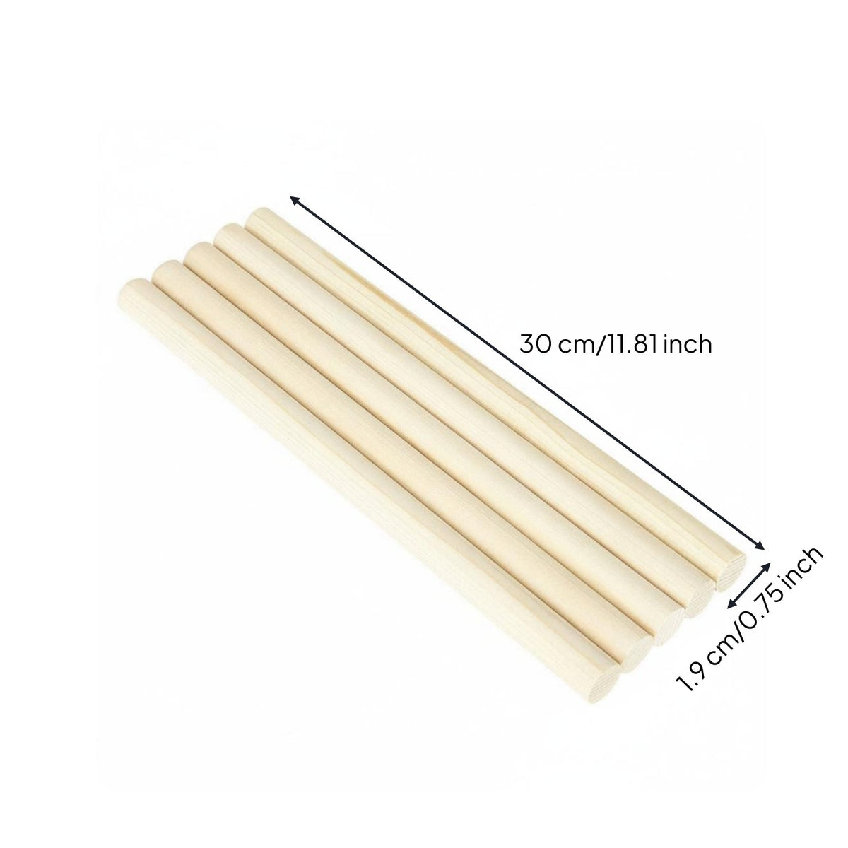 5 Pieces Double Bass Sound Post Spruce Contrabass Spruce Sticks Cello Wooden Accessory for Luthiers
