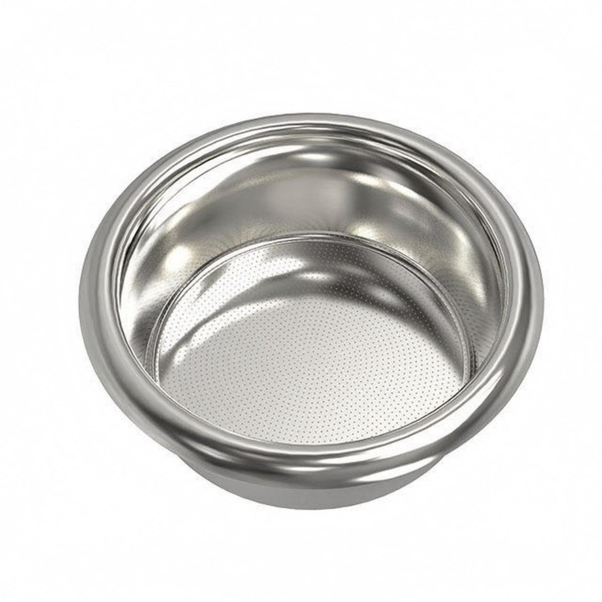 Stainless Steel Coffee Strainer Basket Round Cup Shape Portafilter Basket Reusable for Restaurants, Tea Shops