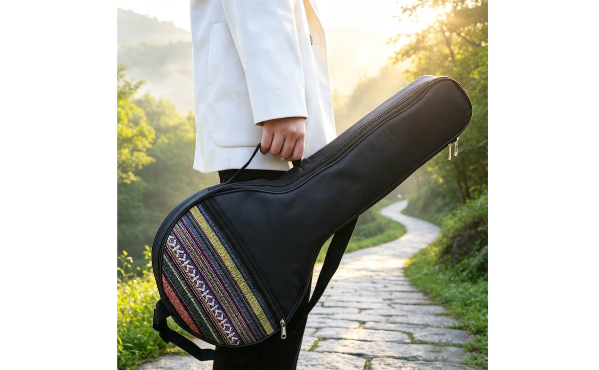 Banjos Gig Bag Padded Musical Instrument Bag with Pocket Lightweight for Students, Rehearsals