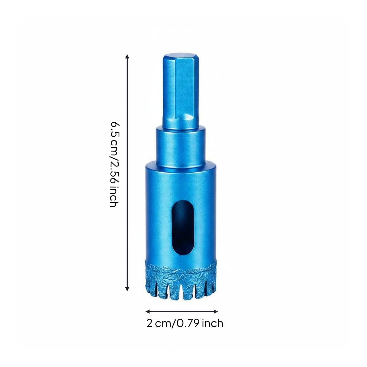 Dry Drilling Hole Thickened Body Tile High Hardness