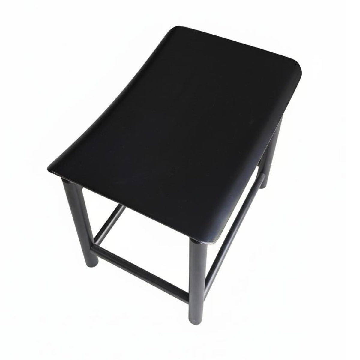 Chinese Aesthetic Saddle Seat Stool Minimalist design Small Bench sturdy Construction Household Furniture Space-Saving for Adults, Homeowners, Interior Decorators, Entryway, Living Room, Bedroom, Home Office