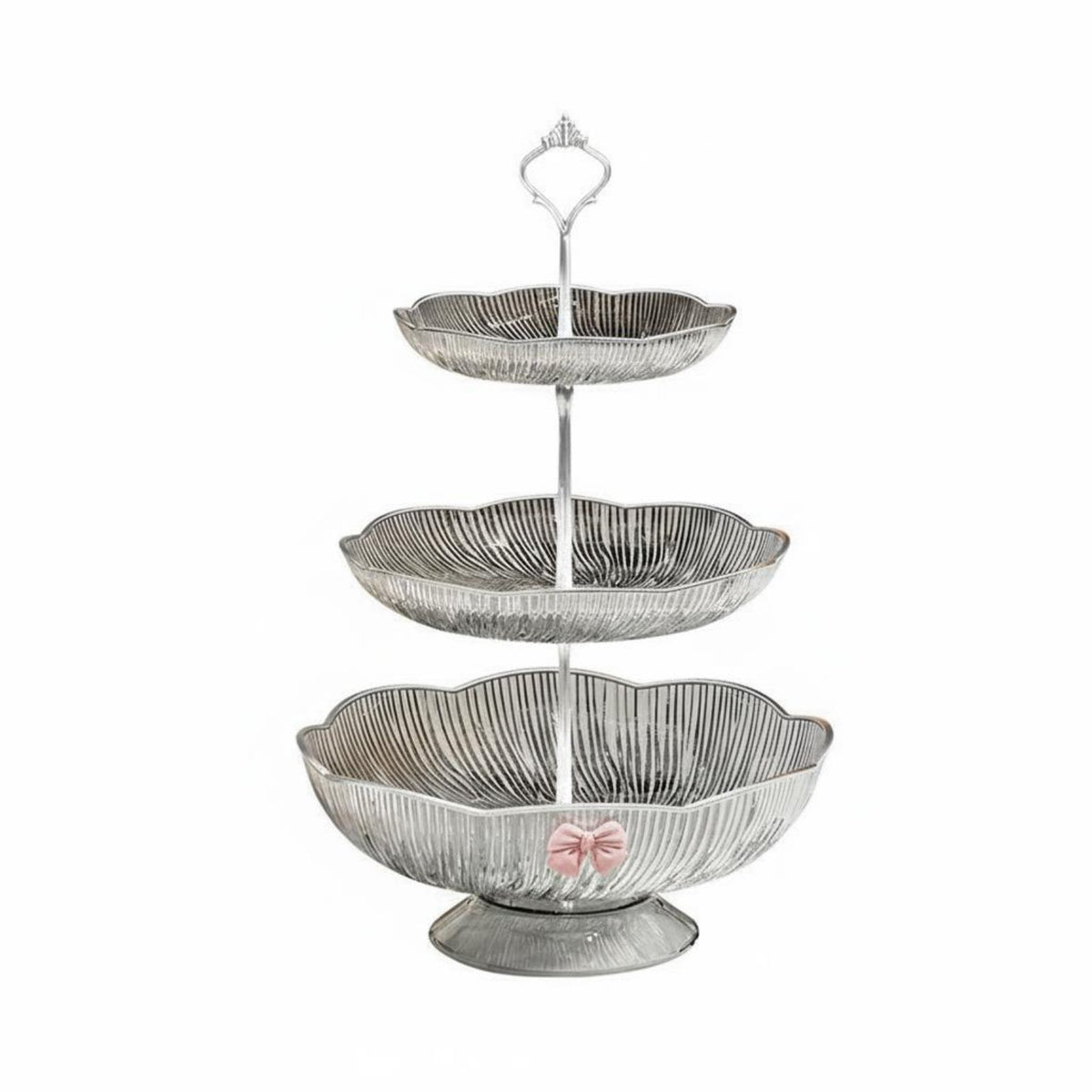 Decorative Candy Dish Drainage Design Petal Shaped Serving Bowl Easy to Clean