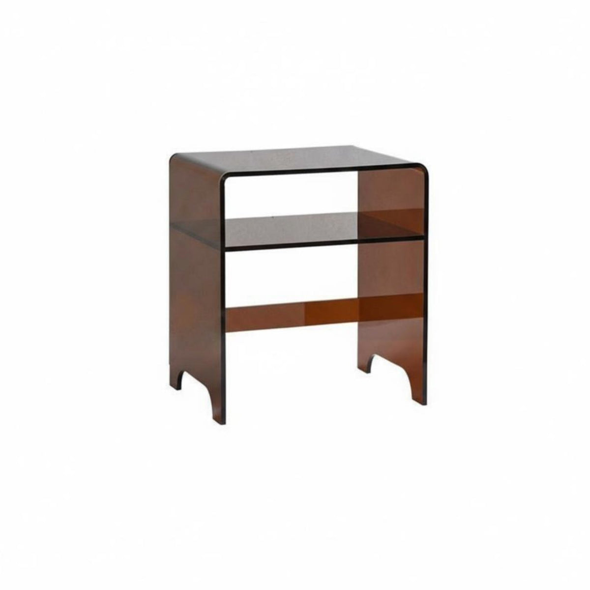 Transparent C-Shaped Table multipurpose Clear C-Table No Assembly Required