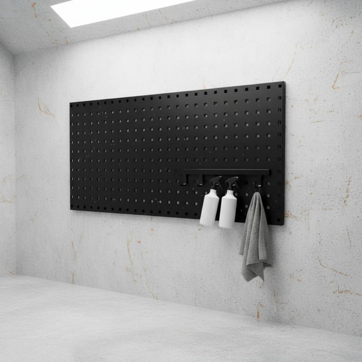 Perforated Pegboard Includes Hooks Pegboard Hook Board Wall-Attached Tool Display Panel for Auto Specialists, Garage, Workshop