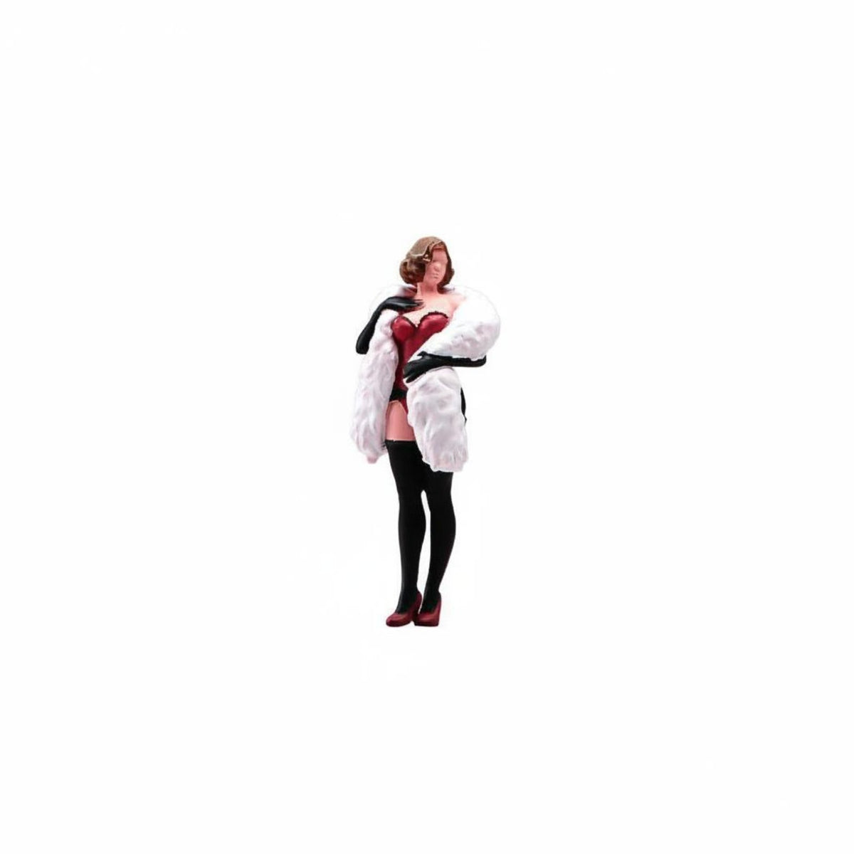 Miniature Woman Figure Highly Detailed Cloaked Female Mini Figure Collectible