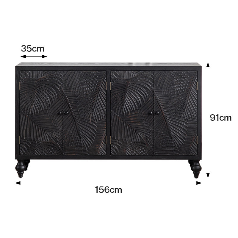Black Retro Cabinet