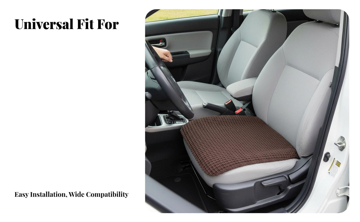 3 Pieces Cooling Backless Woven Seat Mat year-round Driver Seat pad Breathable Automotive Accessory Universal Fit for automobiles Owners, motorists, Commuters, warm Weather, Driving, routine Commute, route Trips