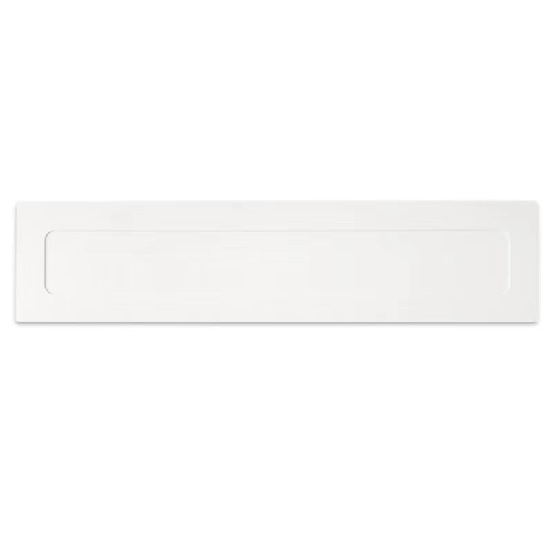 White / Rectangle Single