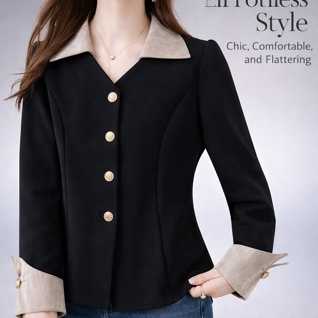 Blouses for Women in Extended Sizes with V-Neck Bow Detail, Long Sleeve for Casual Wear, Polyester Blouse up to 5XL Fit