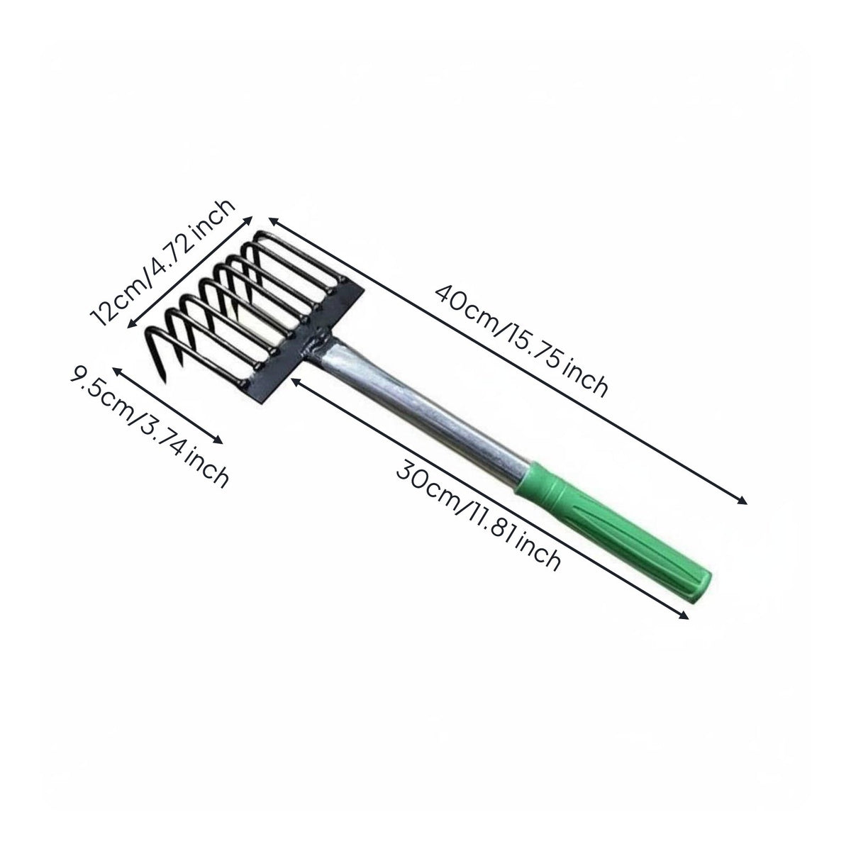 Hand Cultivator Strong Digging Tines Digging Claw Rake Claw Hoe for Beach