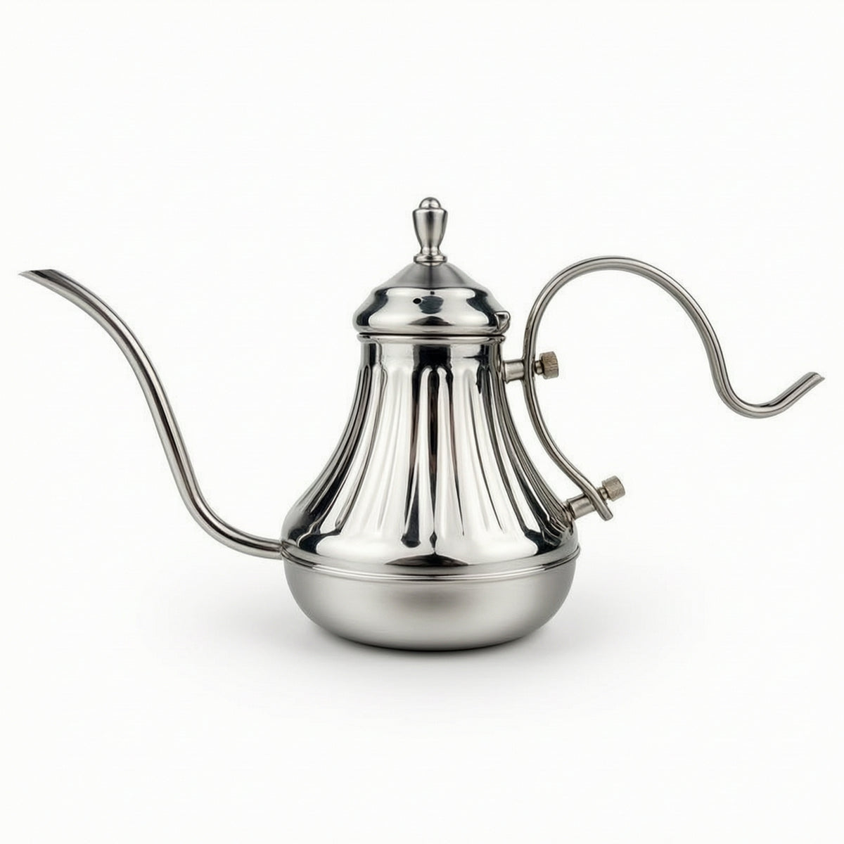 Pour over Coffee Kettle Vintage Gooseneck Kettle with Lid Elegant for Office