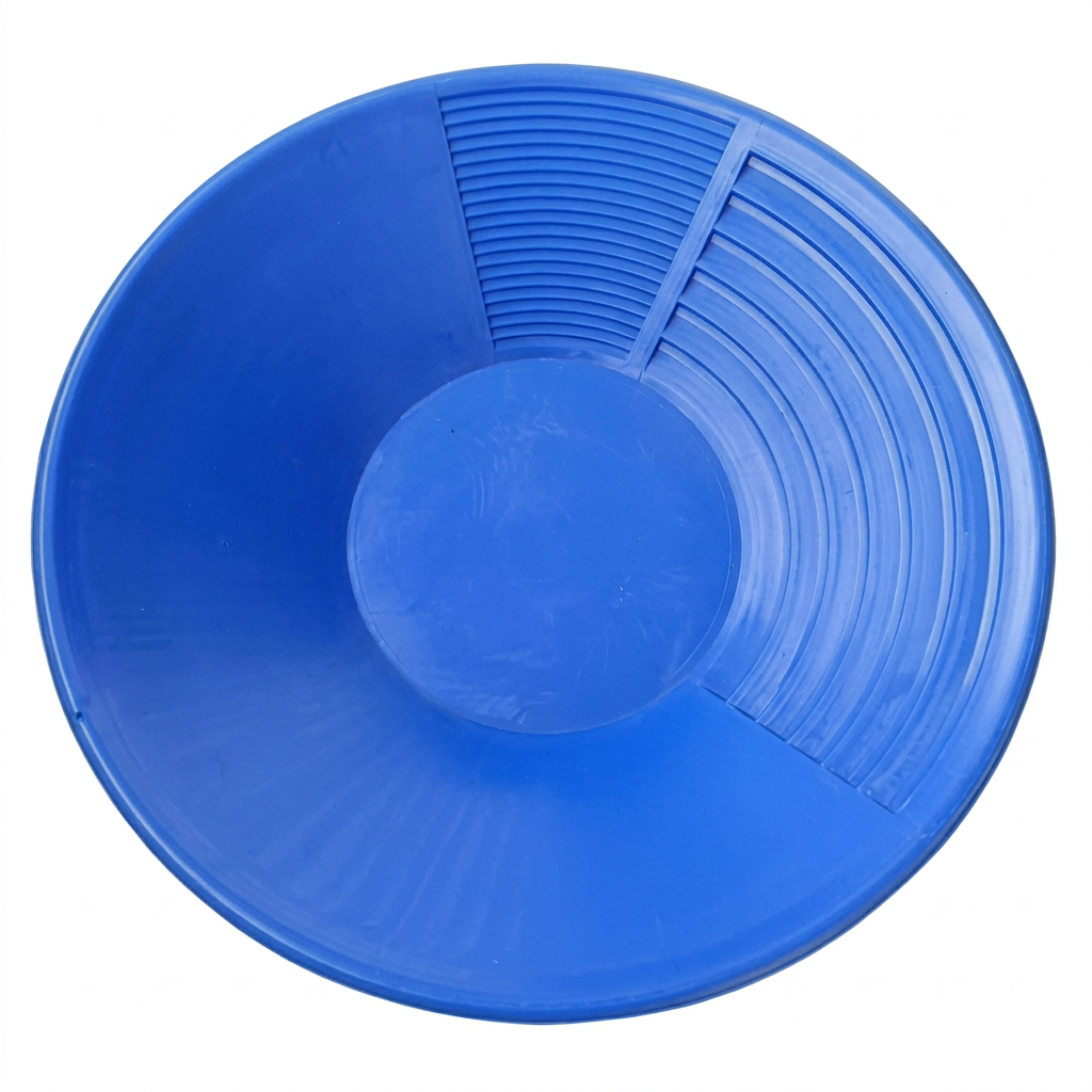 Gold Washing Pan for Washing, Manual Gold Prospecting Equipment, Gold Sand Purifying Pan, Gold Separator Pan, Panning Pan for