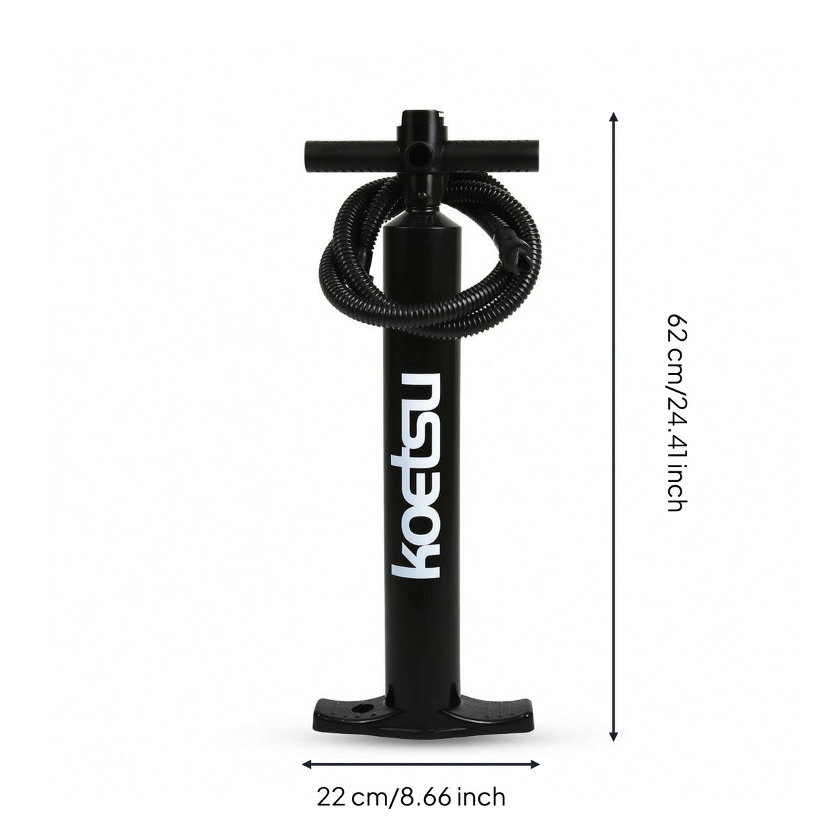 Air Pump with Pressure Gauge Portable Hand Pump for Paddle Board Flexible for Kayaks, Inflatable Boats