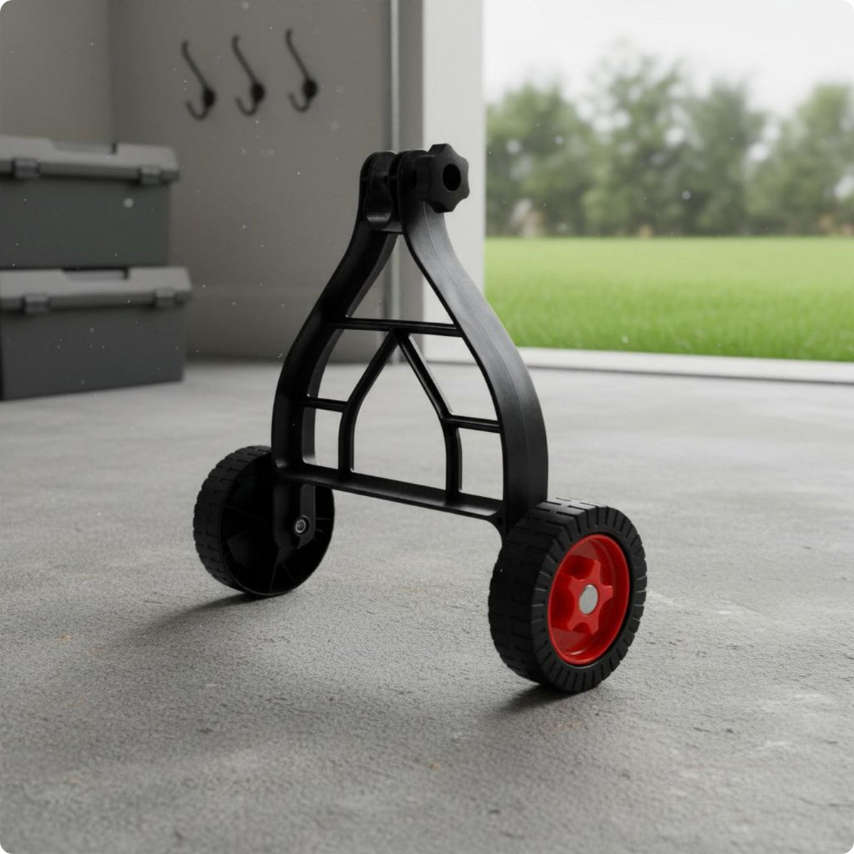 26/28 Mm Mower Support Wheel Easy to Install Yard Trimmer Support Wheel Lightweight Outdoor Tool Part