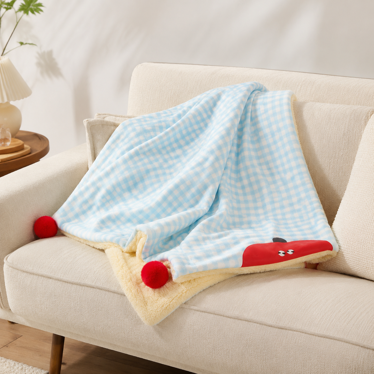 Dog Cat Blanket, Small Size, Washable, Fleece Fabric, Soft, Pet Blanket, All-Season Use