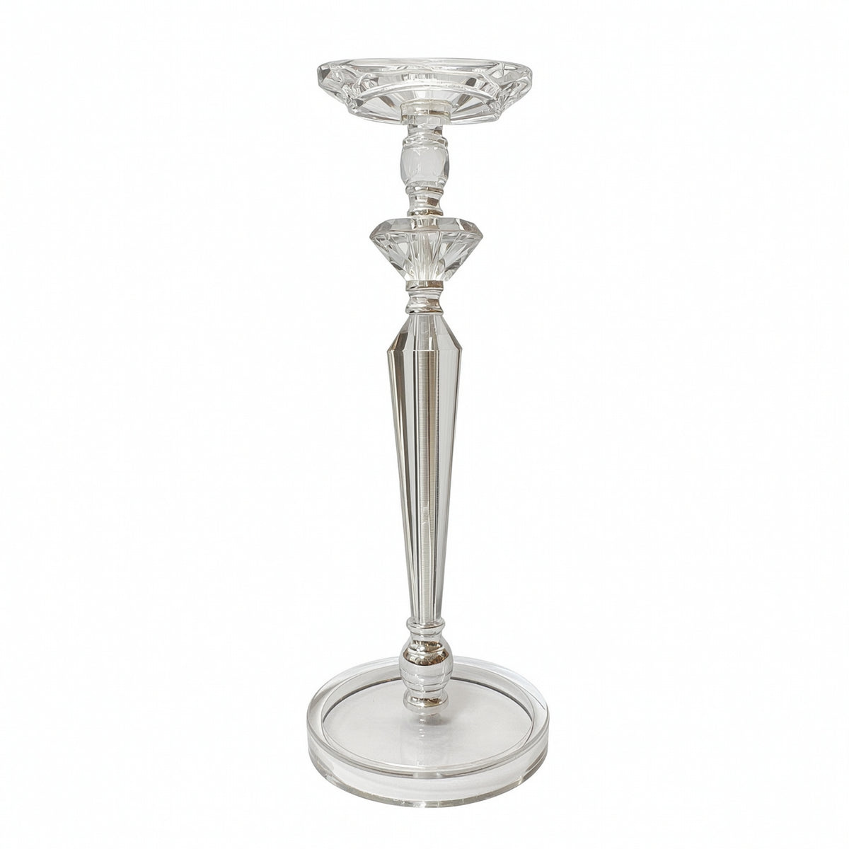 Acrylic Candlestick Holder Tall Taper Candle Holder Reflective