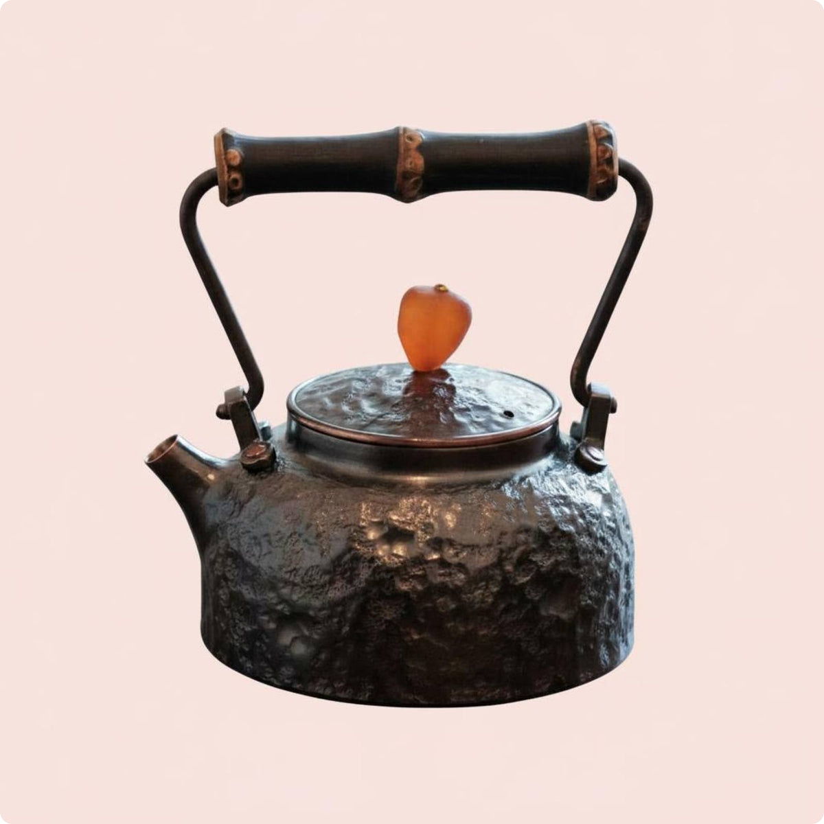 Handmade Teapot Compact Metal Teapot Decorative