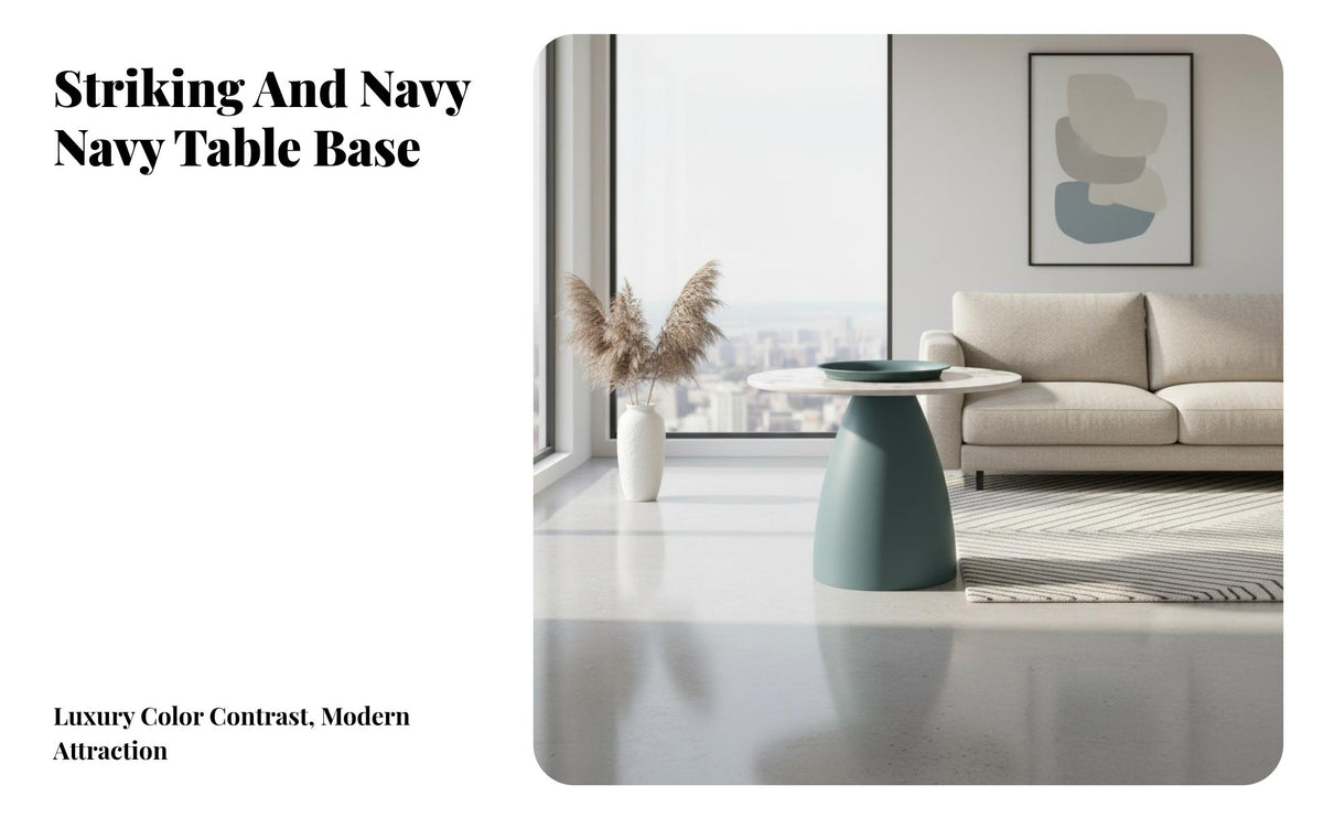 Nordic Design Round Pedestal Table Light Luxury Aesthetic Living Room Furnishing Small Space Friendly Minimalist Design for Apartment Dwellers, Homeowners, Families, Lounge Area, Bedroom, Office, Coffee Shop