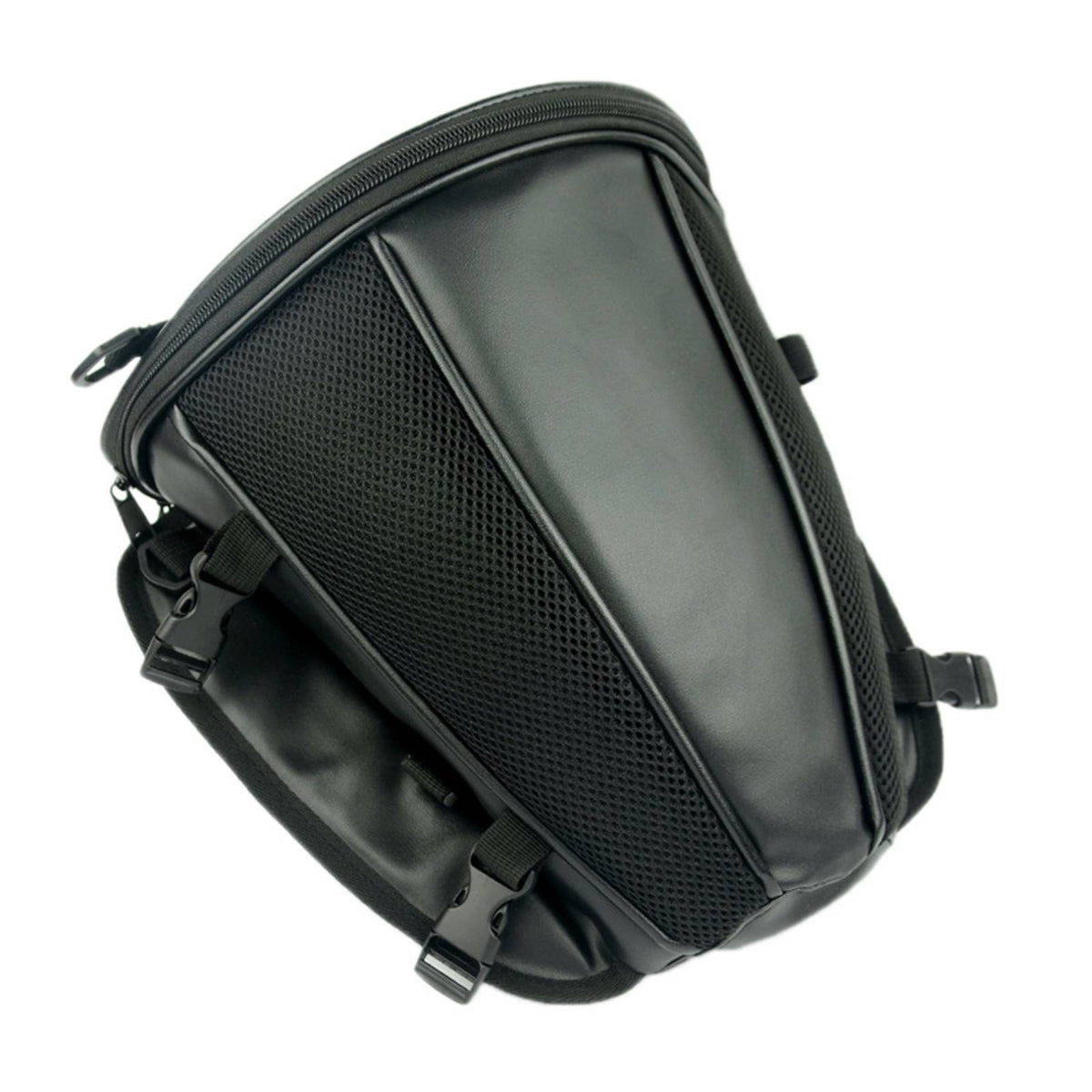 Structured Motorcycle Tail Bag Compact Motorcycle Rear Seat Bag Long-Lasting Water-Resistant for Daily Commuting
