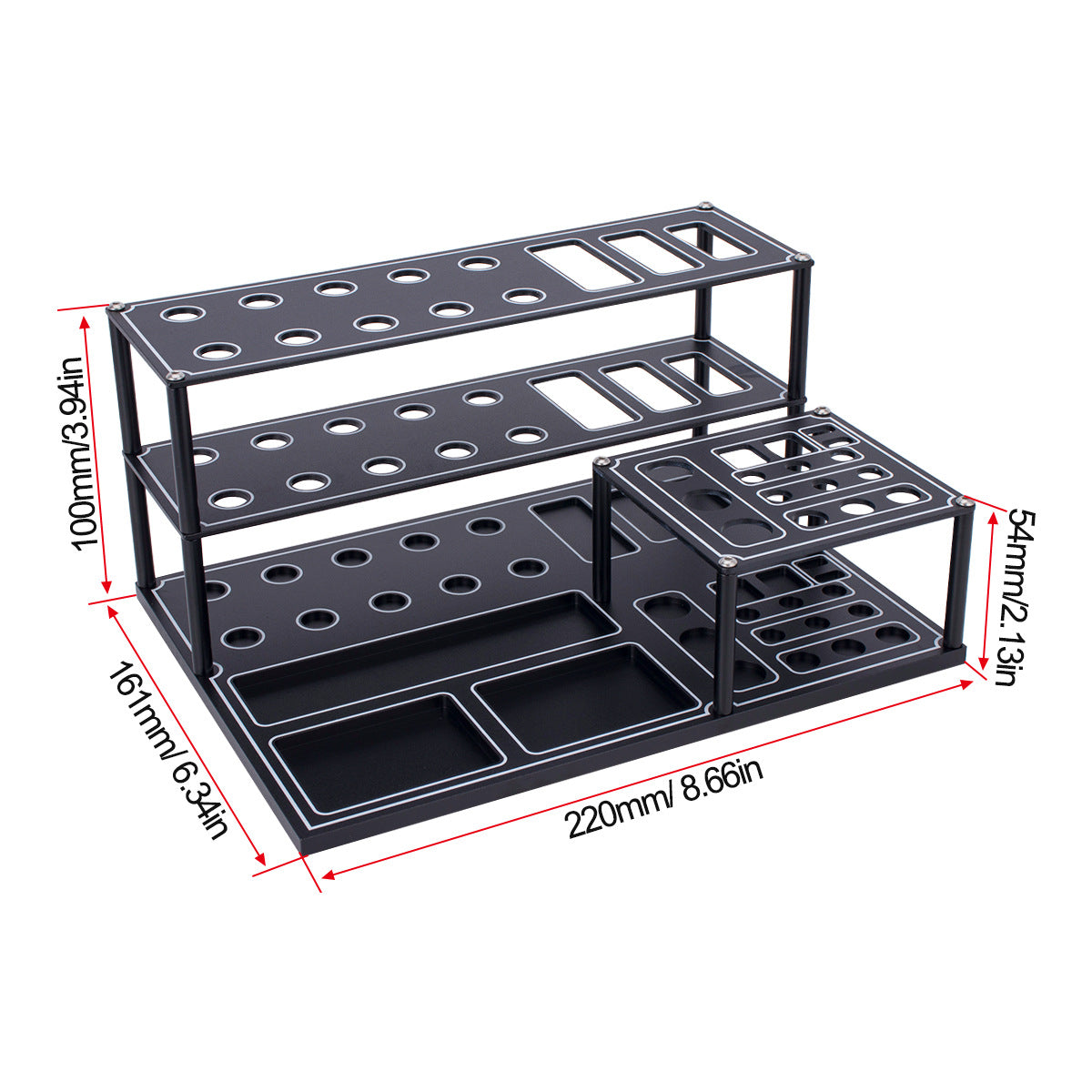 1/10 1/6 1/18 Rock Crawler Model Car Tool Storage Rack Assembly Repair Workbench Display Stand