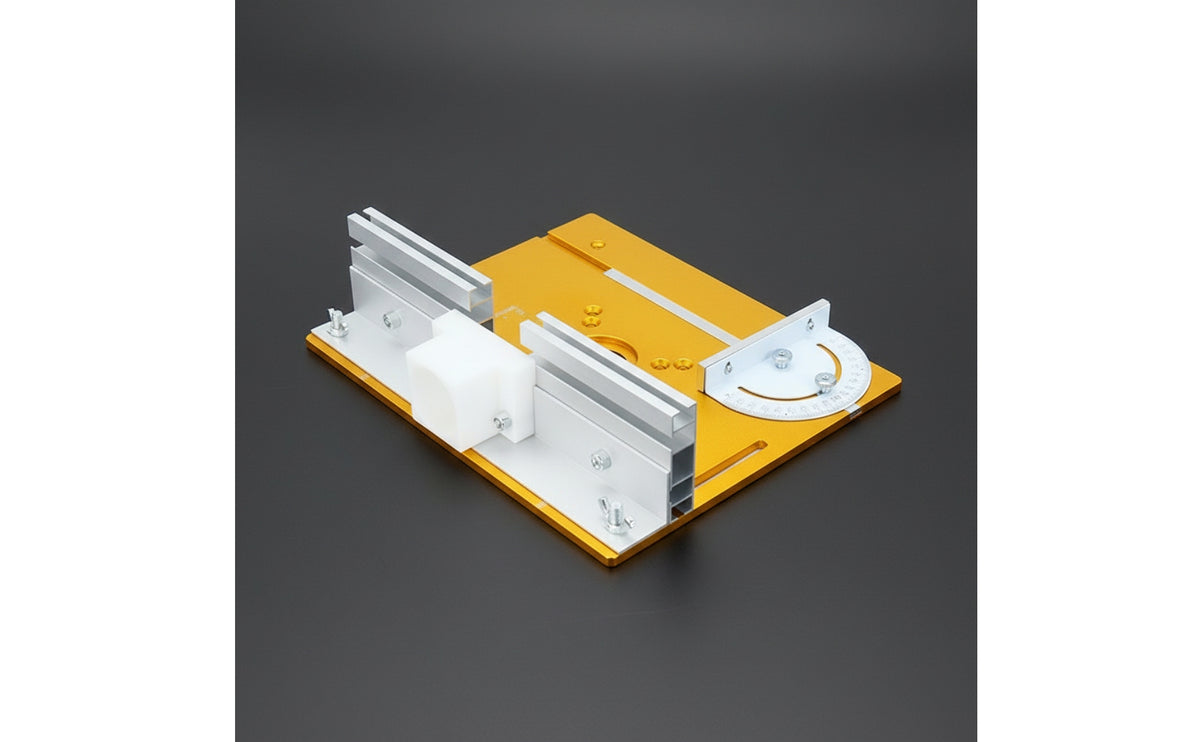Aluminum Router Insert Plate Metric Rulers Router Table Insert Plate Adjustable for Carpentry Benches