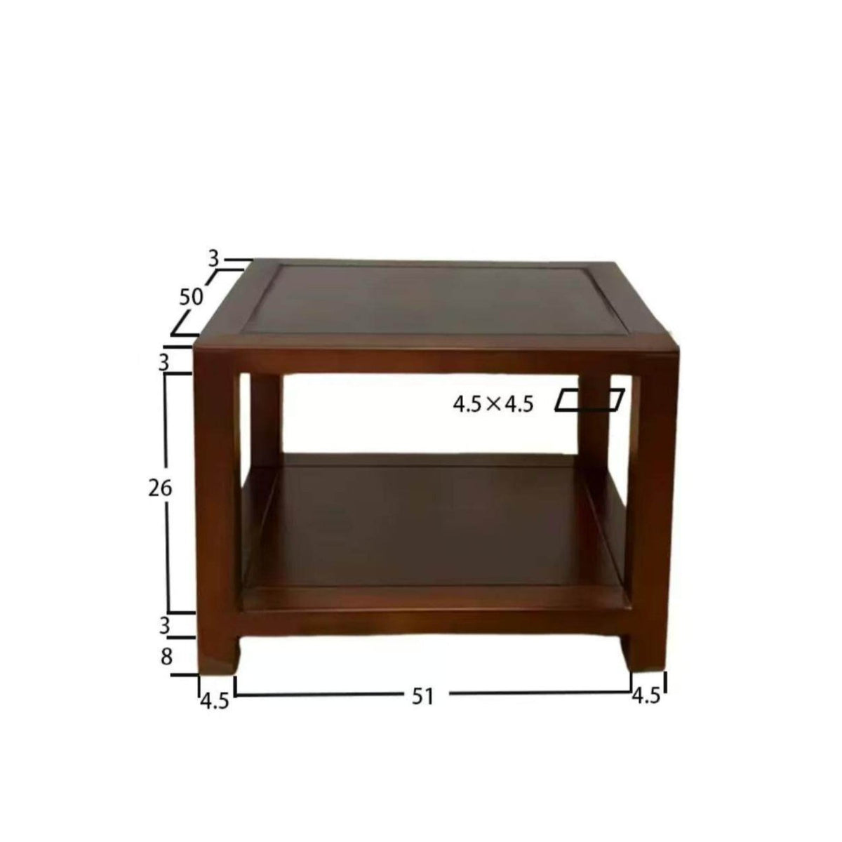 Mortise and Tenon Console Solid Wood Audio Rack Storage Shelf Wooden Amplifier Stand Heavy-duty Stability Suitable for Living Room Home Theater Studio Office